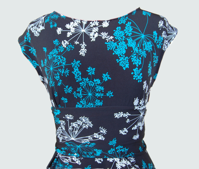 Used every skerrick of fabric for this dress! Just had enough to make a belt, but can't eat too much when wearing it!