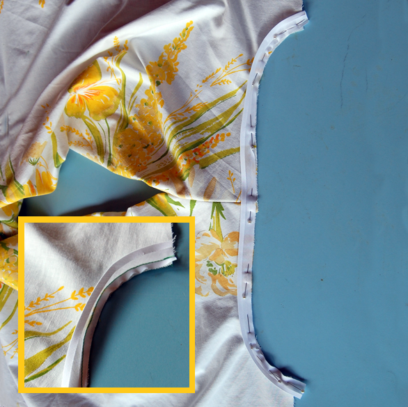 3 Bind armhole