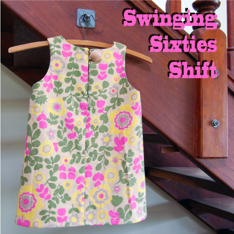 Sixties Shift to sew for Little Girls