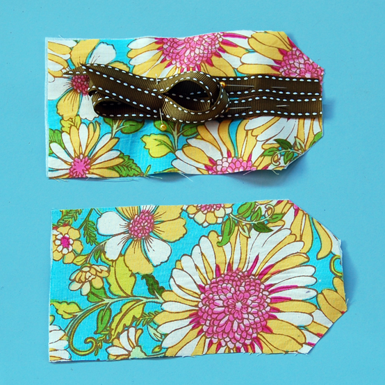 Attach strap to tag