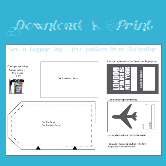 Download & Print Pattern