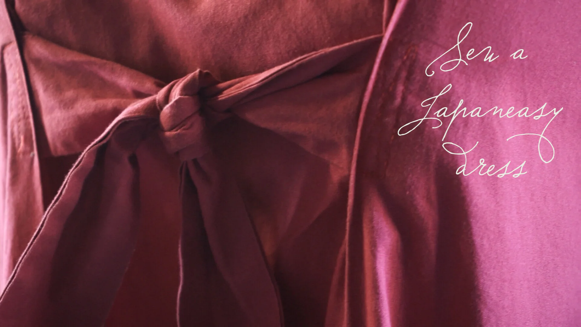 Watch the How to Sew a Japaneasy Dress video.