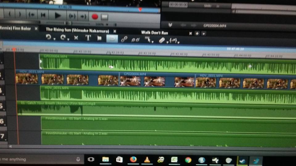 I know it's blurry; I'm just so excited to finally be working on drum stuff again. :)