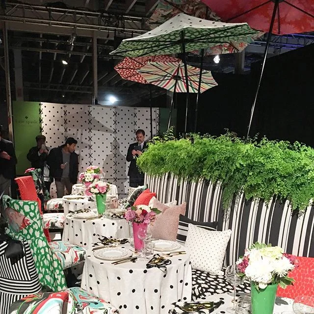 Our fav. @kravetinc best booth at #diffa. We love you guys- it looked amazing. So excited for #katespade fabrics @diffanational