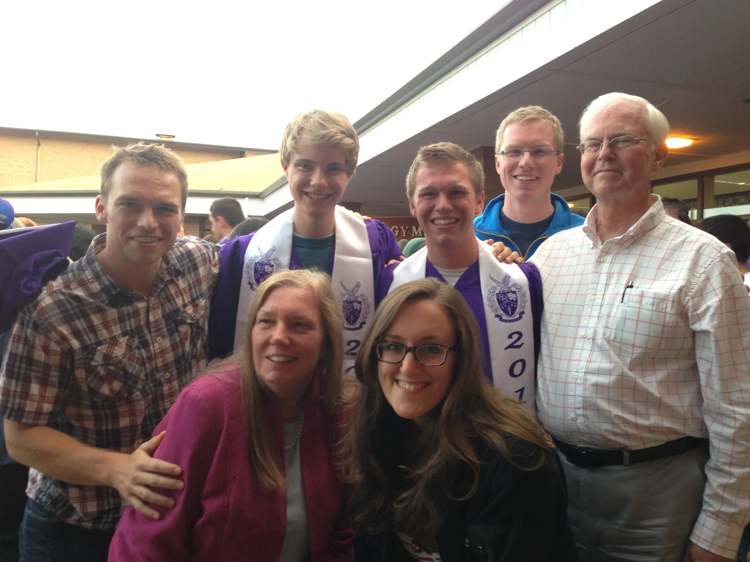 Andrew + Lars graduated! Chunderson (aka Nate) came to town to celebrate. 