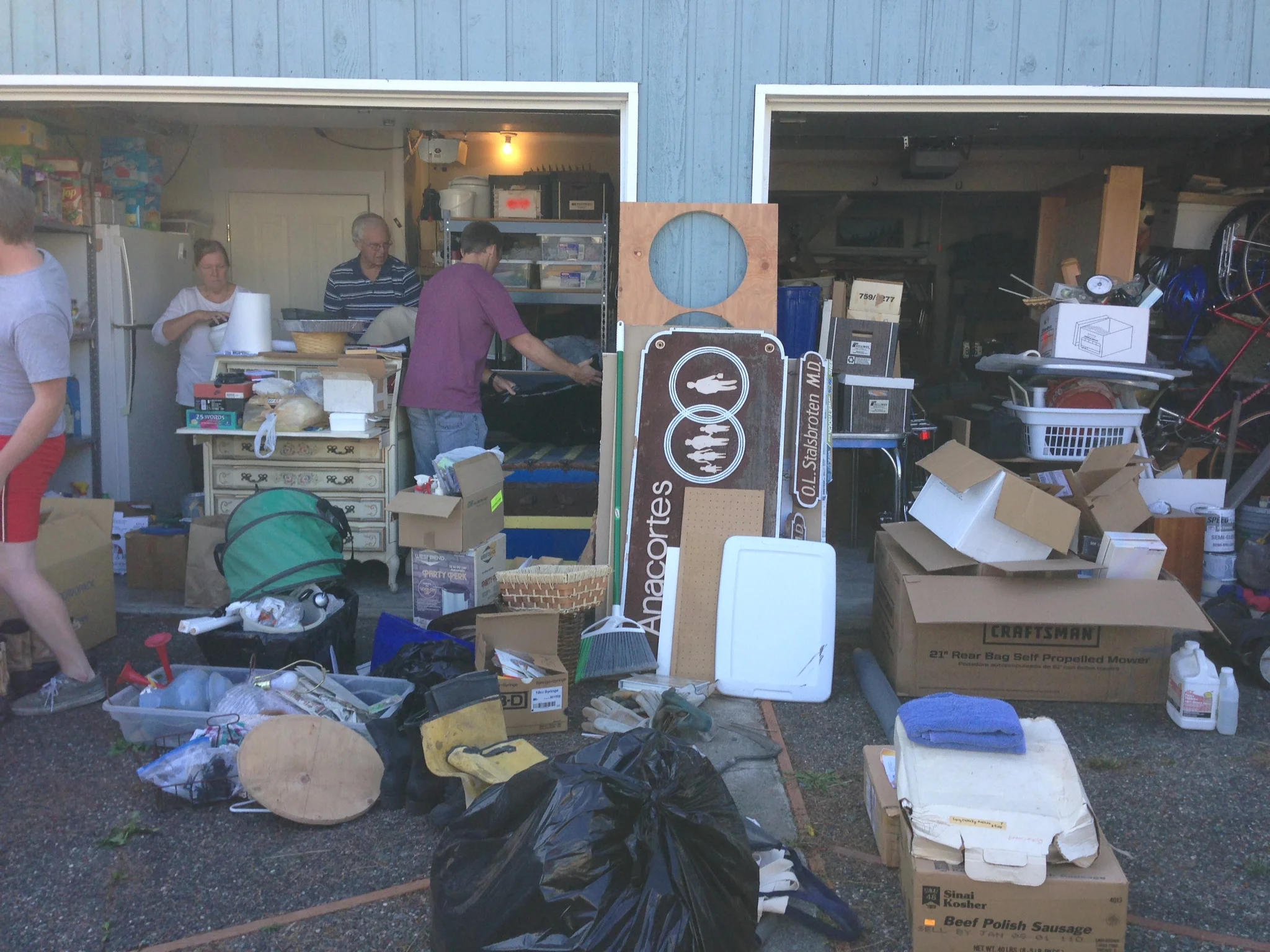 We'll need space to build it, so we have a little garage cleaning project in the works.
