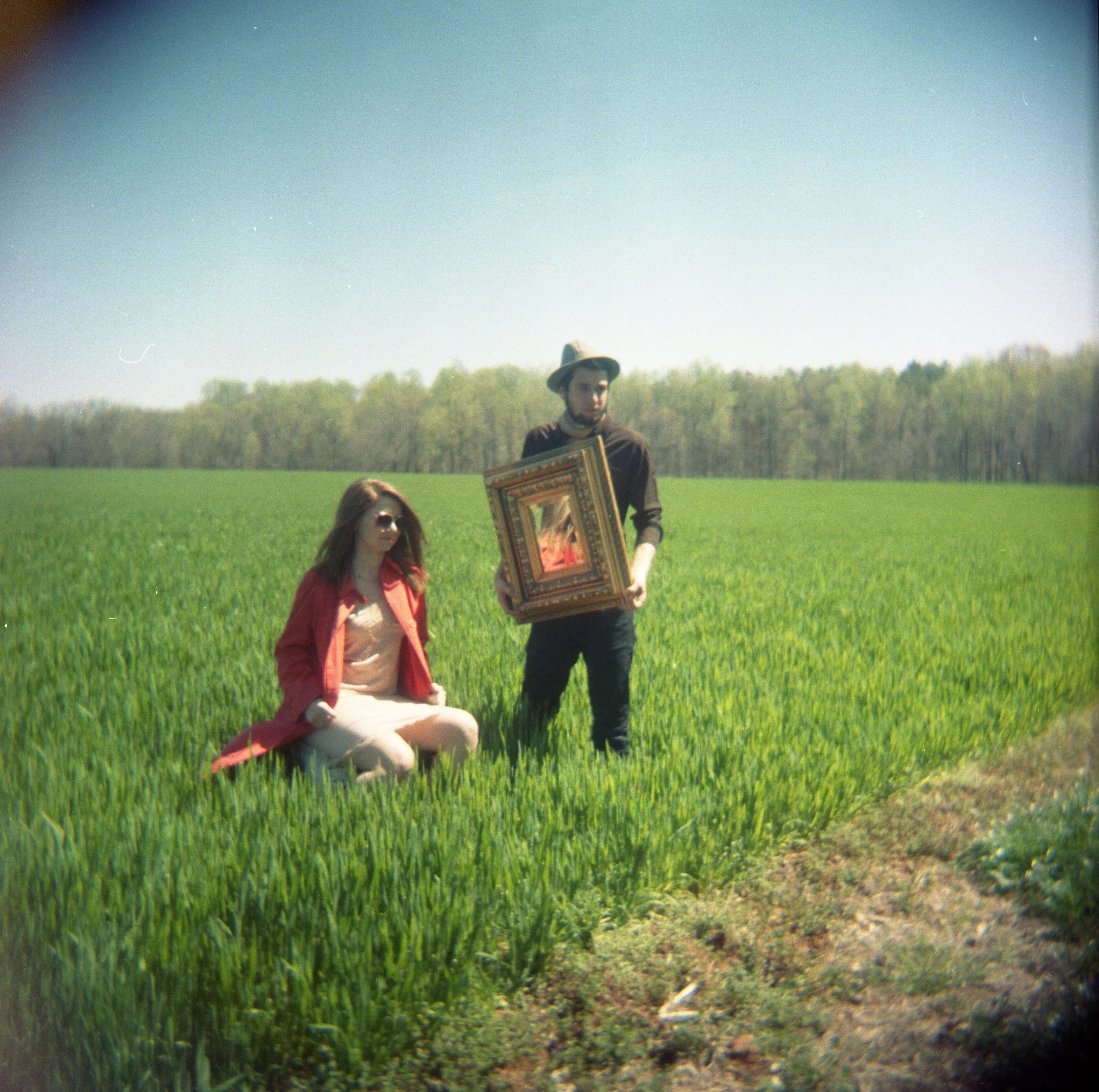 Pre-prosal, Zach and Jenny. Hillsboro, NC. 2009. 