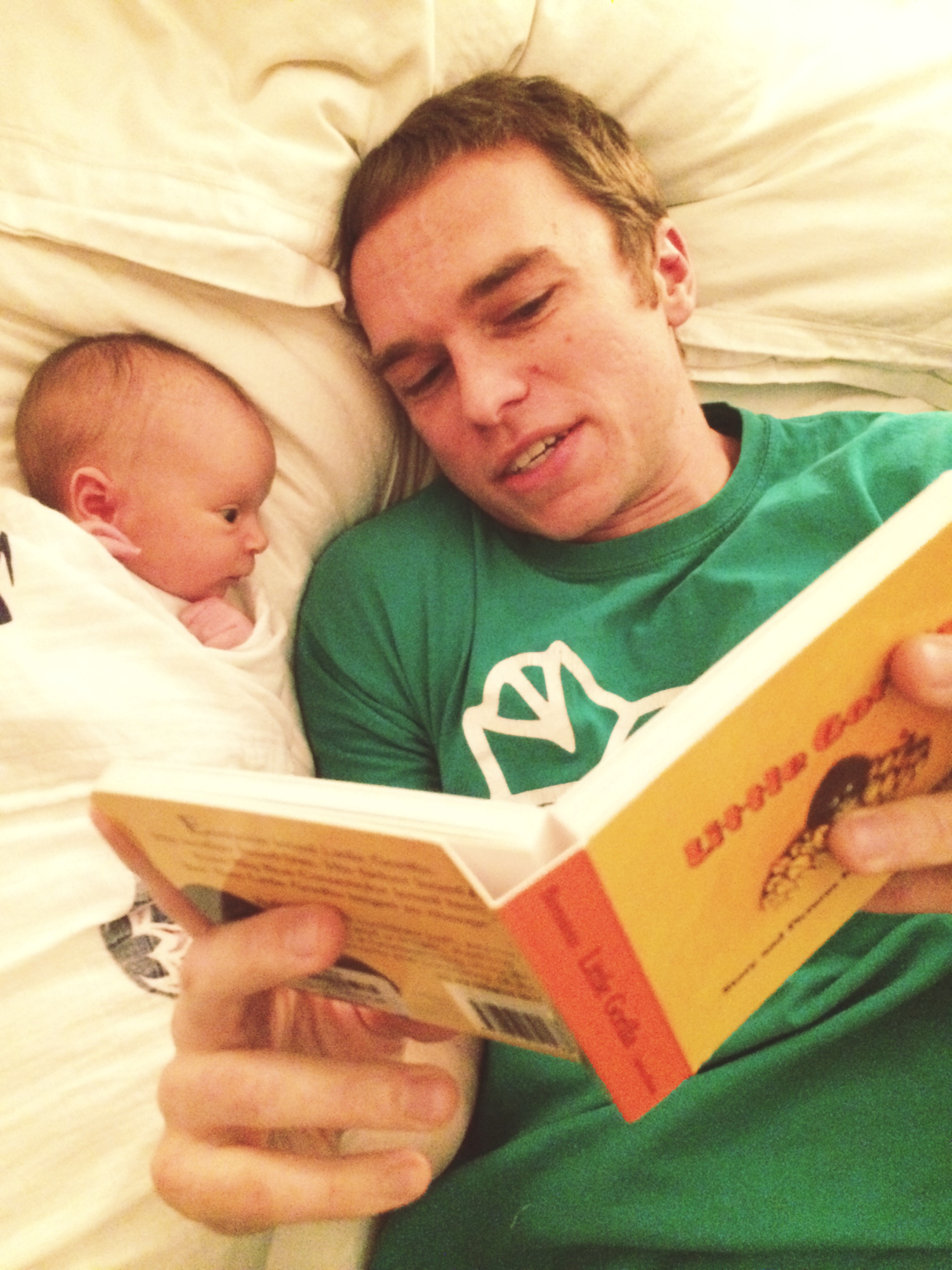 I love, love, love this picture. Makes my heart melt. Also, Little Gorilla is hilarious. 