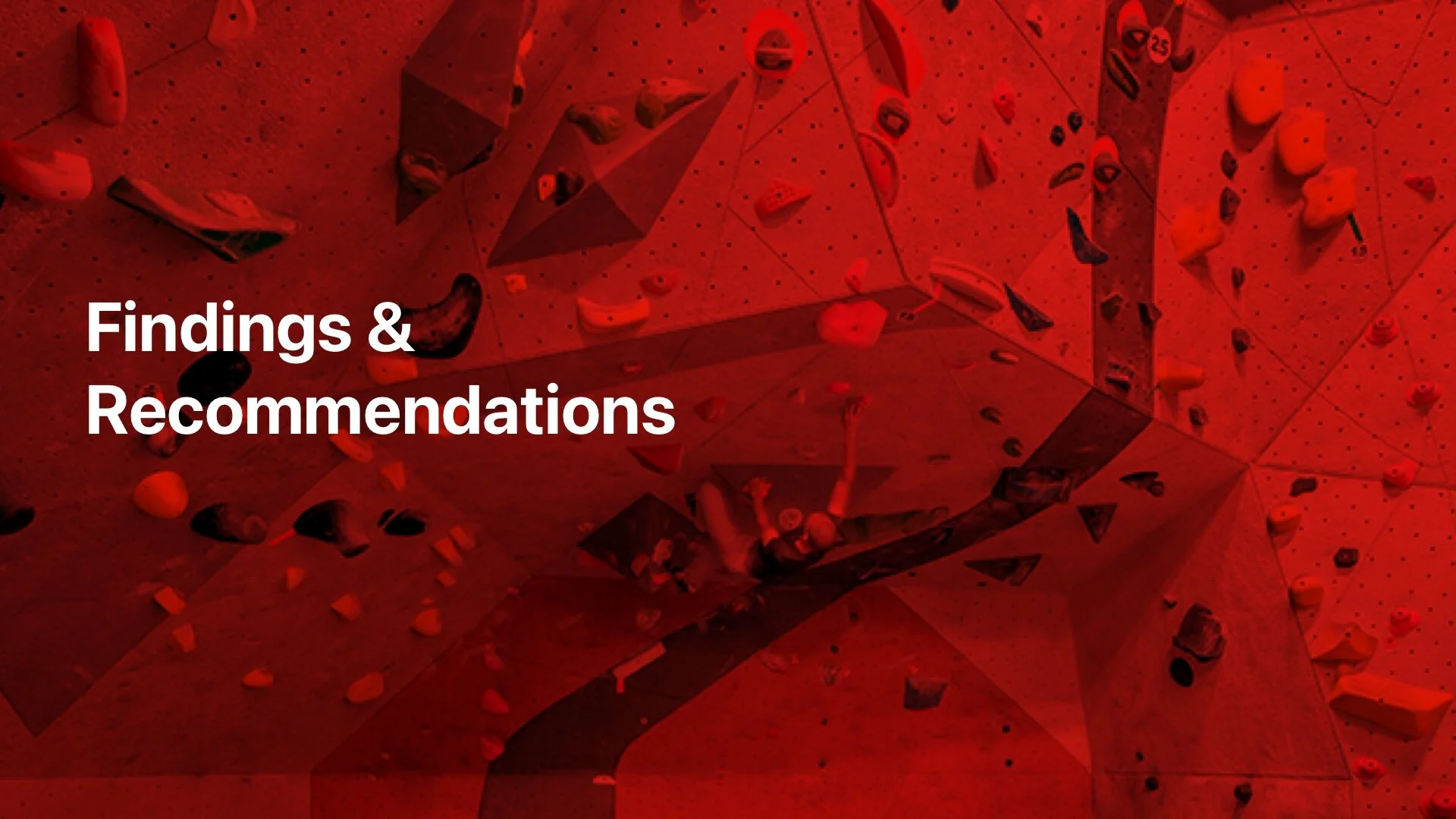 Findings and Recommendation Page Break