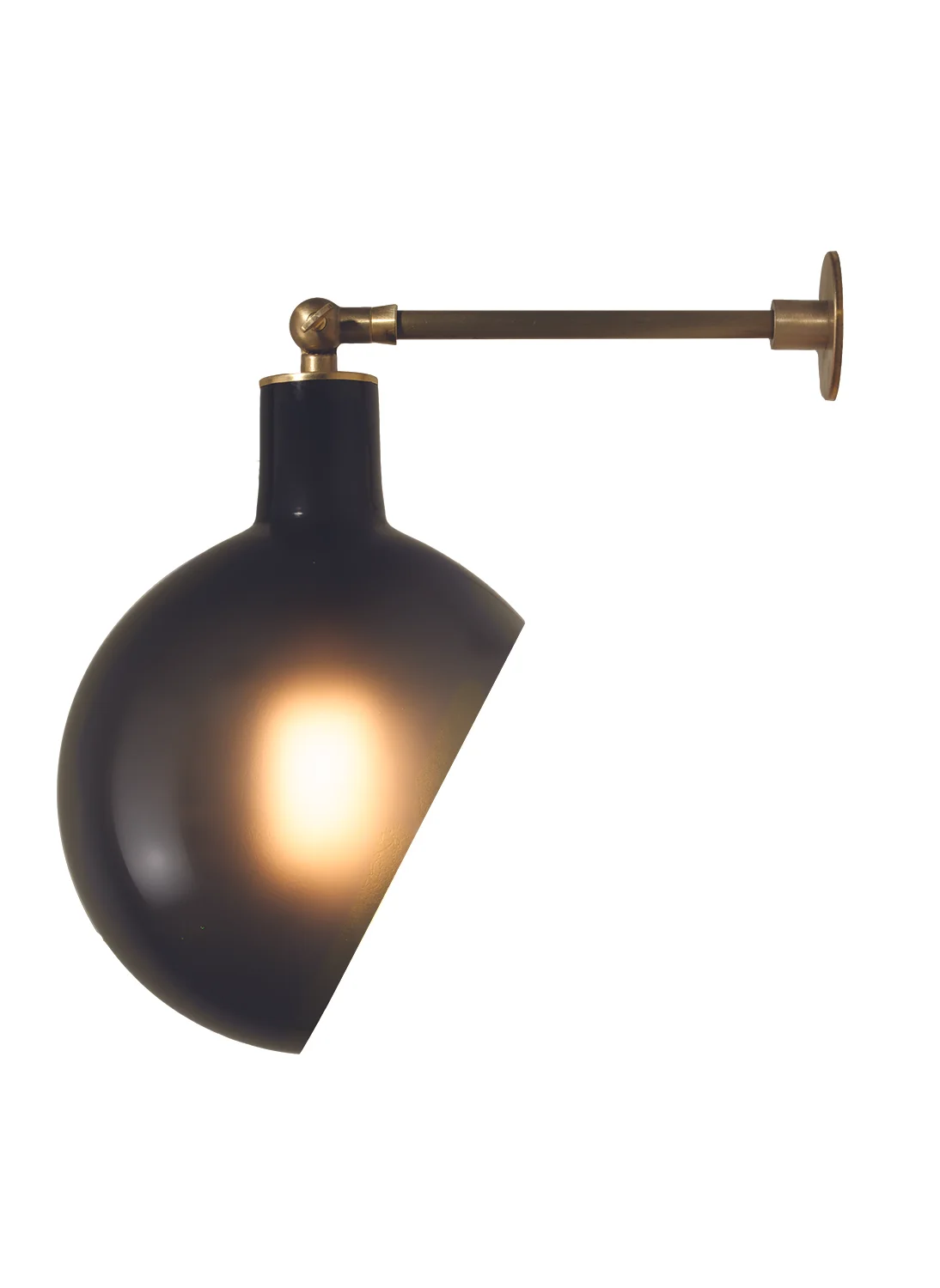 Piano Sconce: Grey/Brass