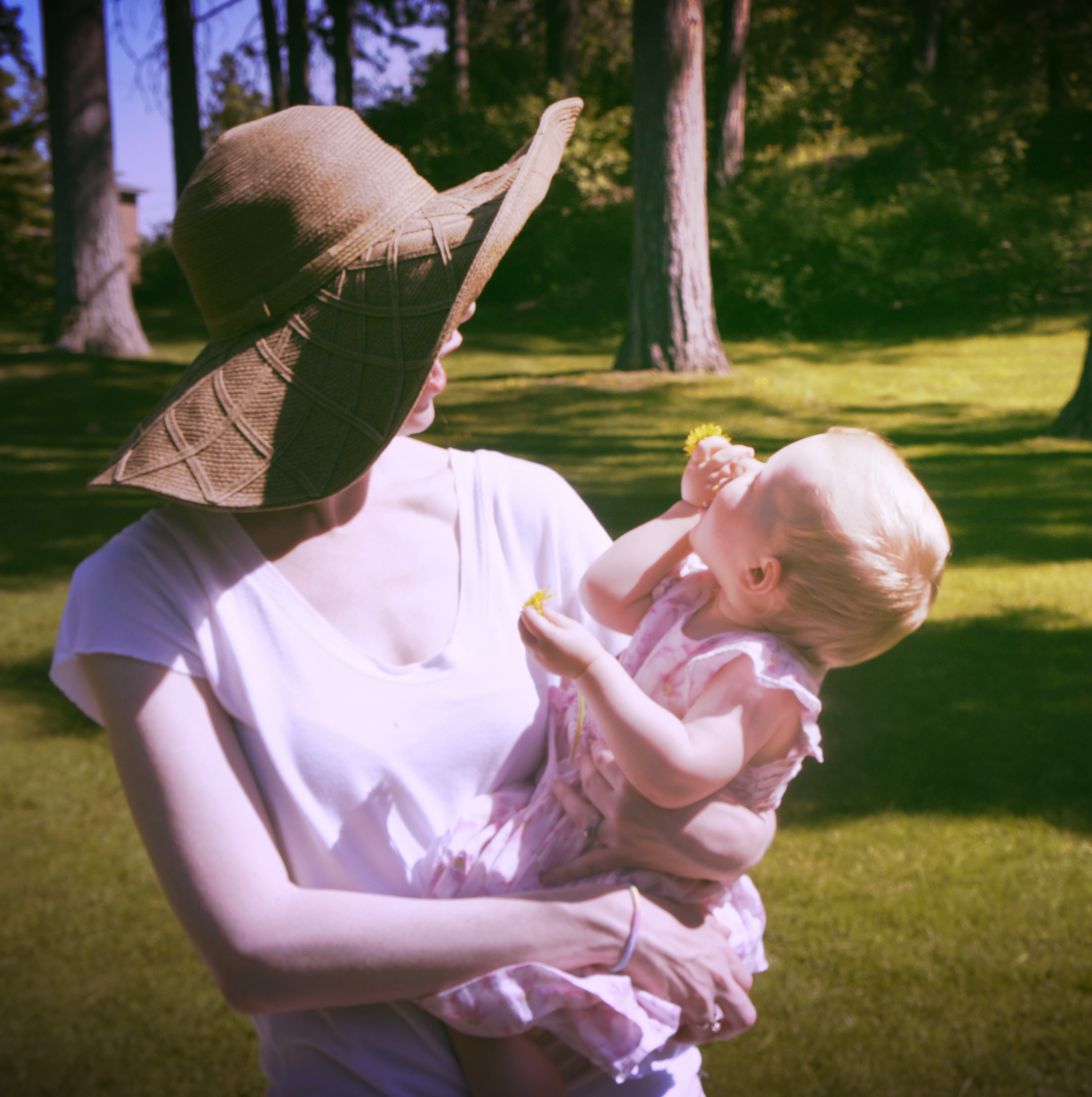Natalie Ralls and baby Lula