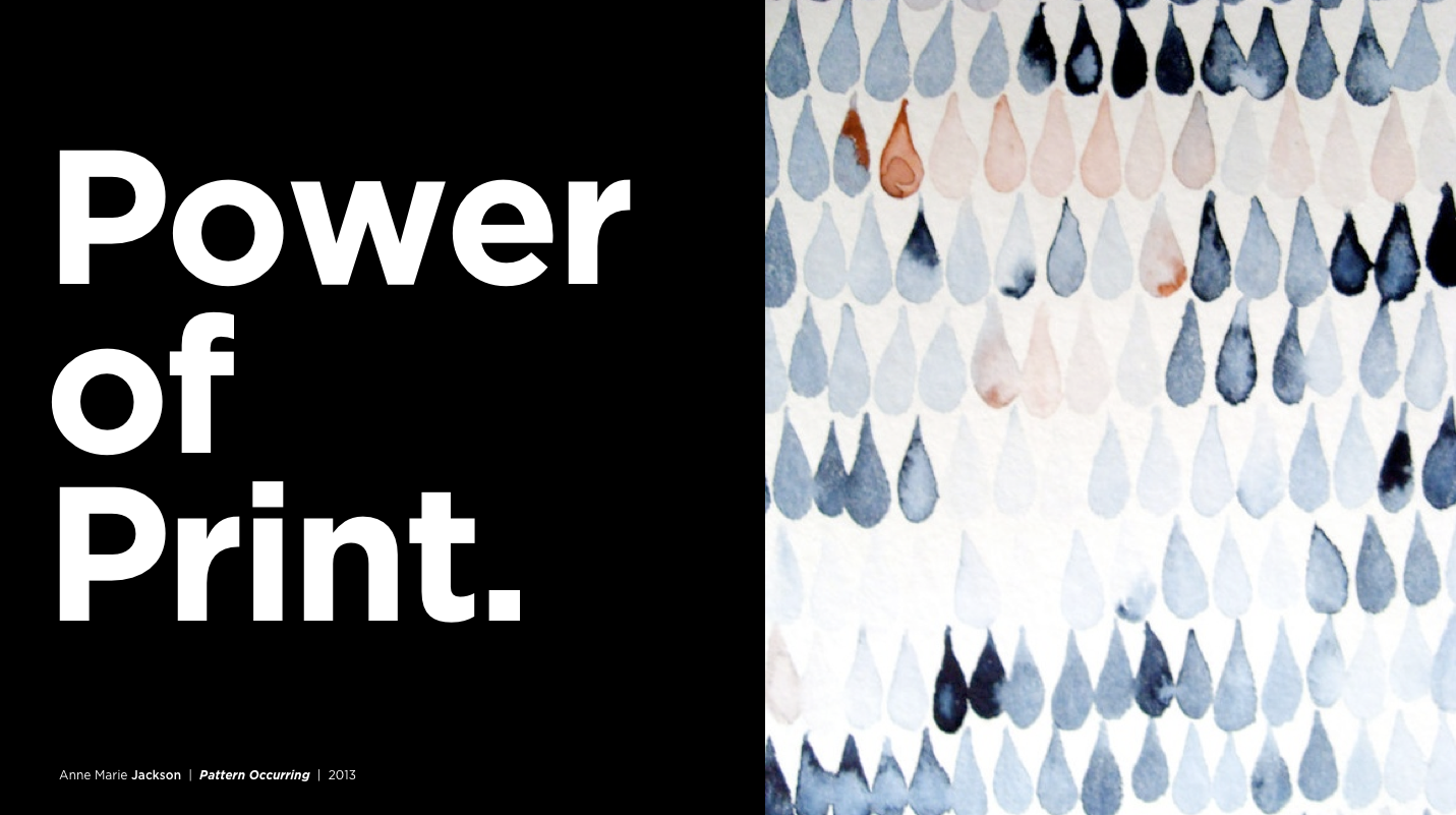 Power of Print report Anne Marie Jackson