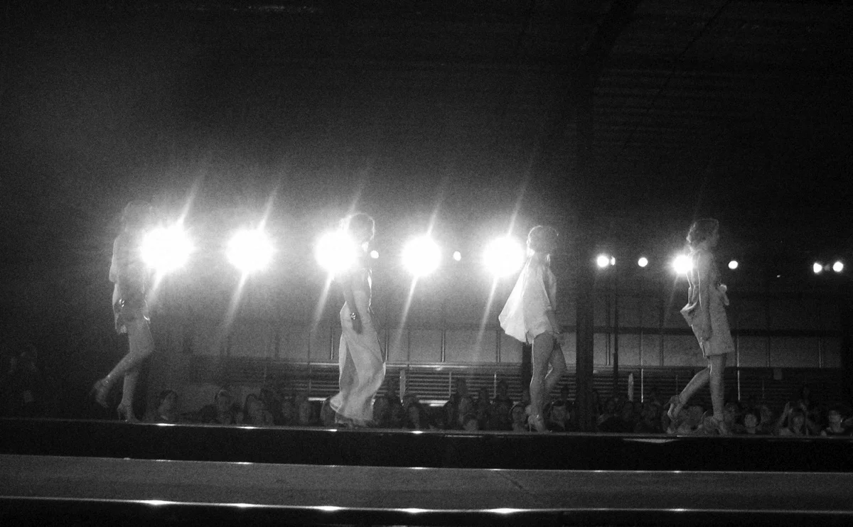 Photo: The Canberran Seven young graduates whose collections were inspired by a range of concepts: children’s imagination, old buildings in Melbourne, minimal waste, dance movement and music in 3D form. These themes were clearly represented in not just the designs, but the movement of the models, hair and make up, and the music chosen for each collection. There was gentle draping, clever cutting, sheer panels, translucent sequins and amazing patterns.