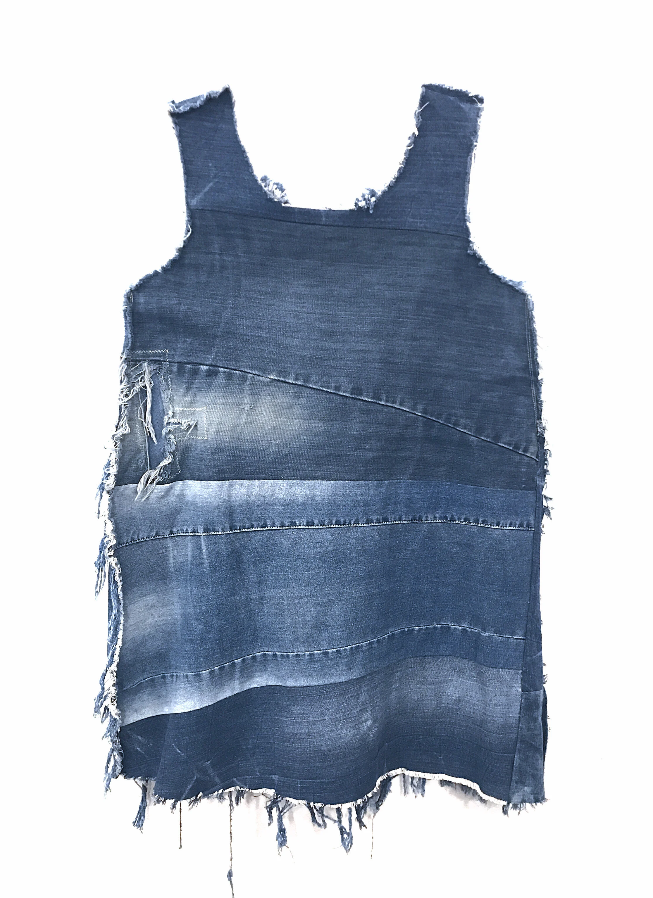 RAW Denim Shift Dress 
