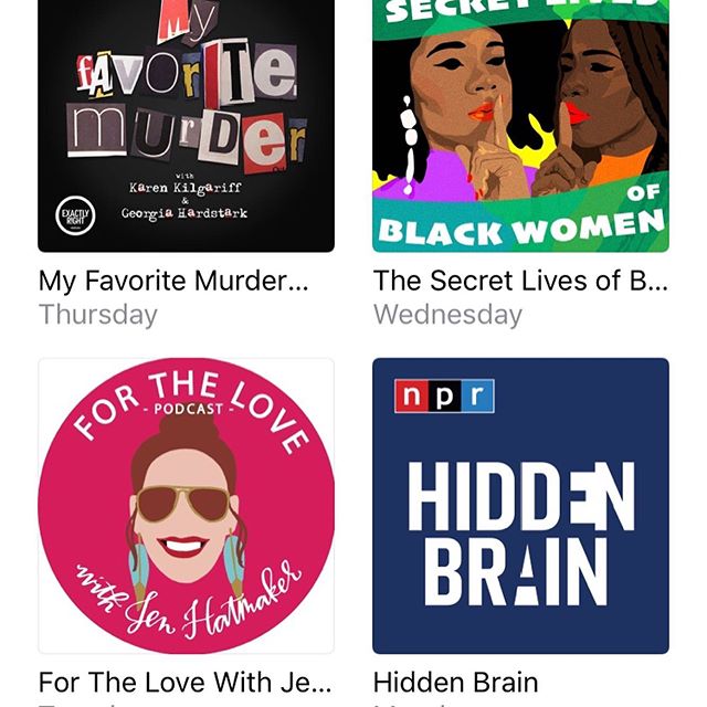 My current podcast situation. What are you listening to? What am I missing?