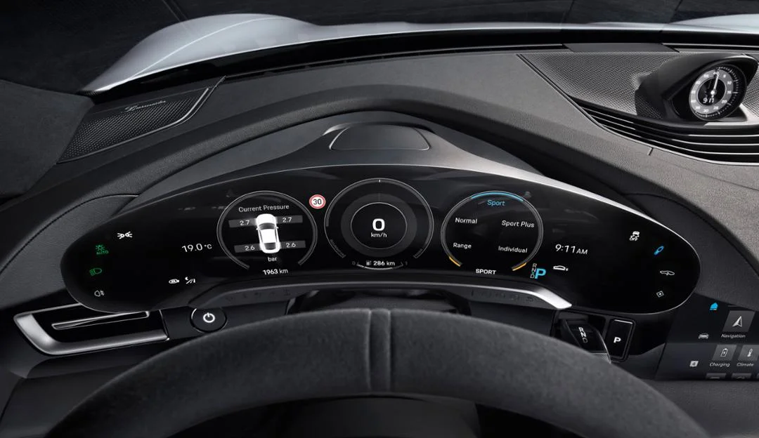 Porsche Taycan Interior Revealed