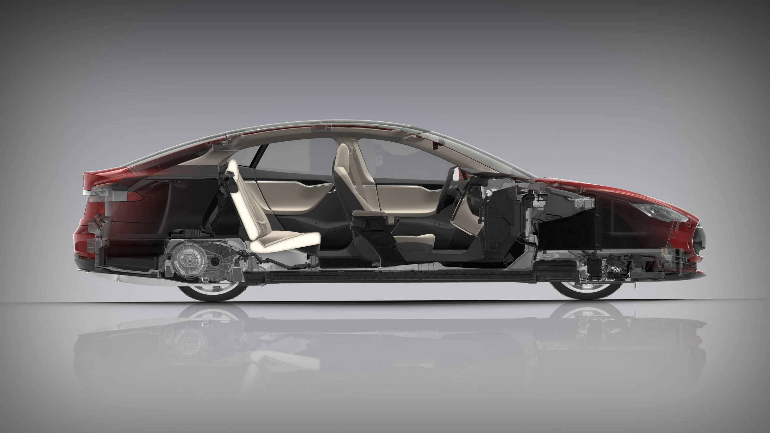 "What's Inside" opens a Tesla Model S Motor