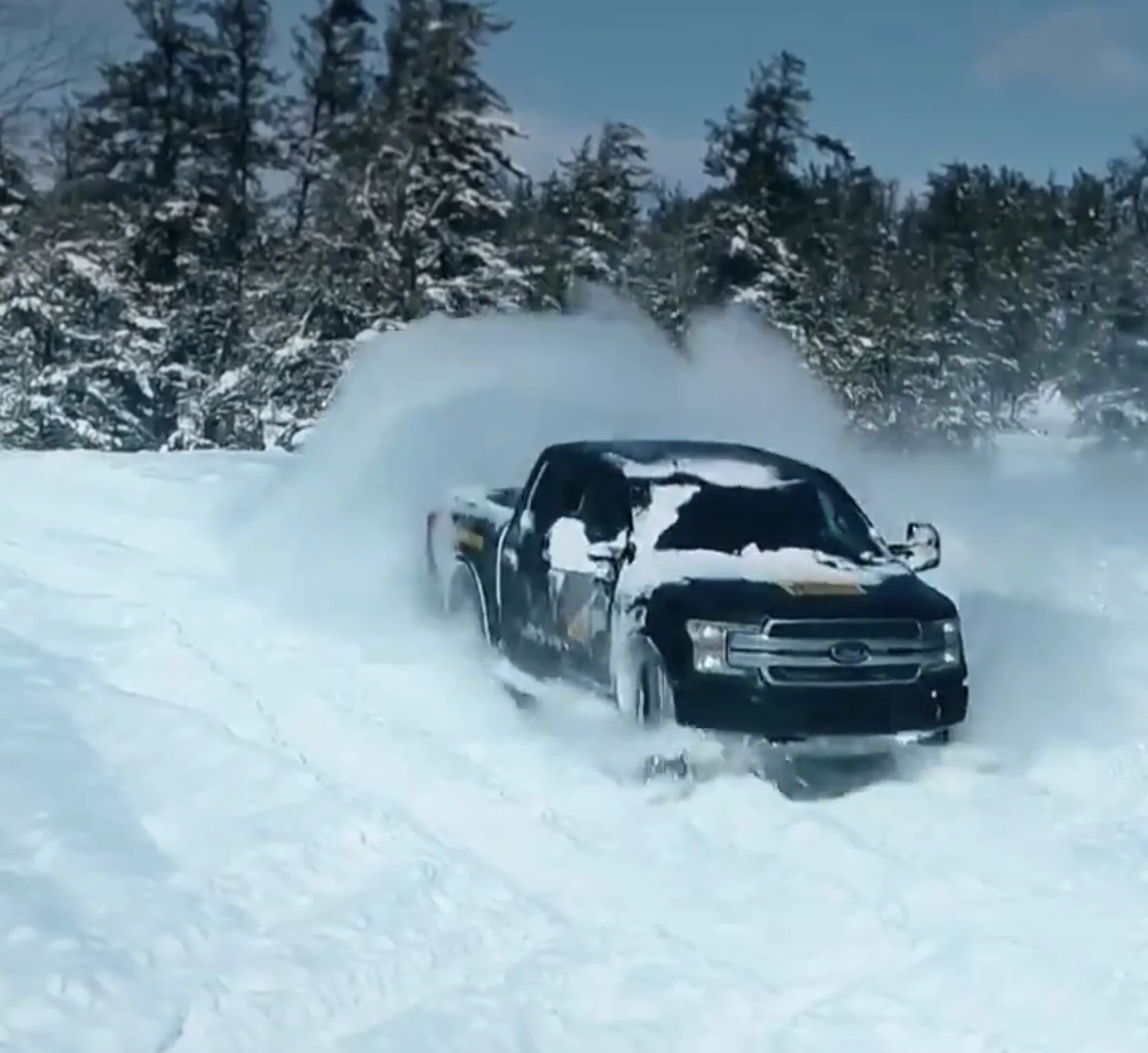 Ford Mustang Mach E and F-150 EV in the snow!