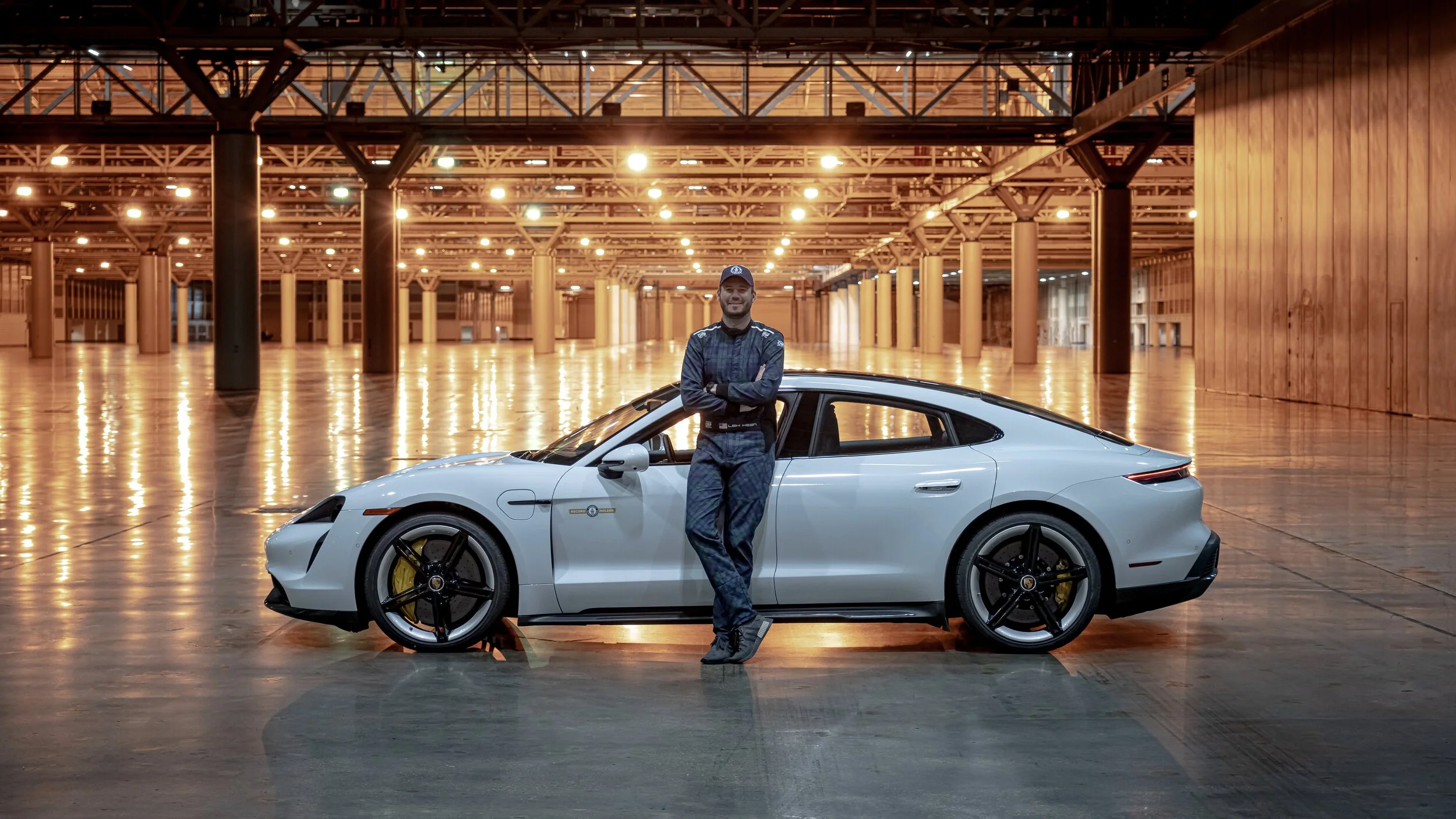 Porsche Taycan Turbo S Sets Indoor Speed Record
