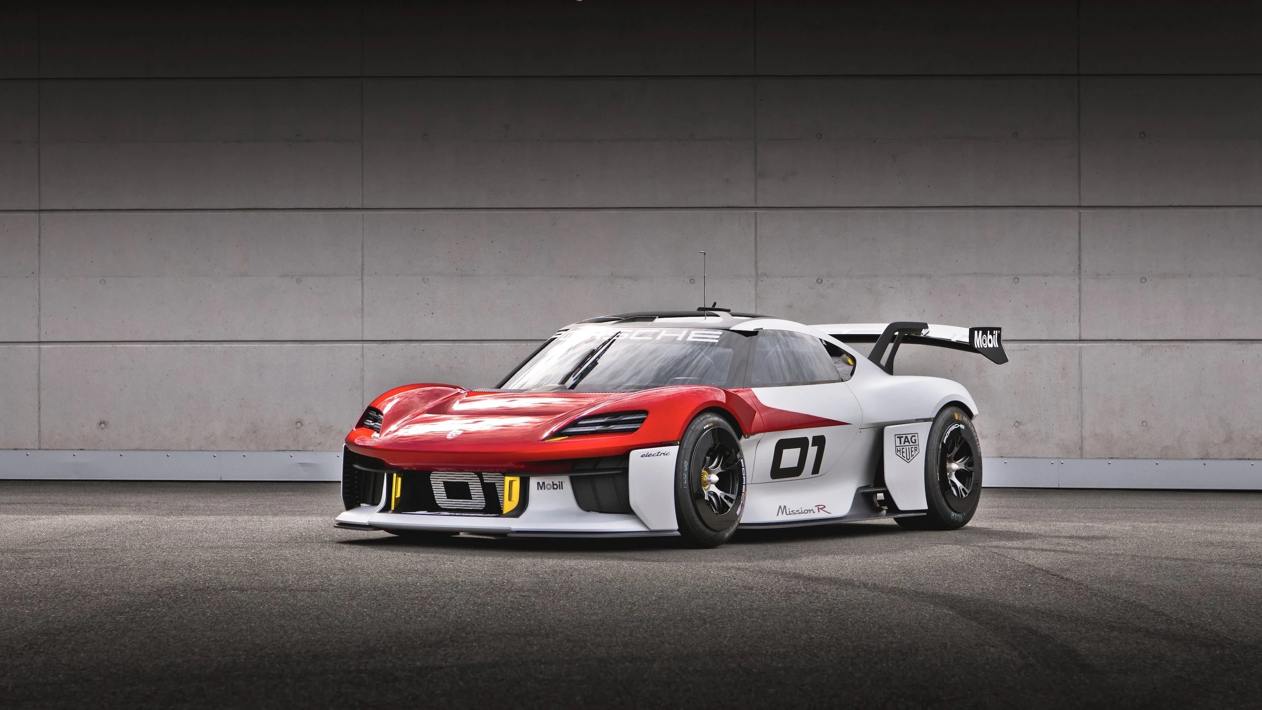 Porsche Mission R EV Racer on TopGear