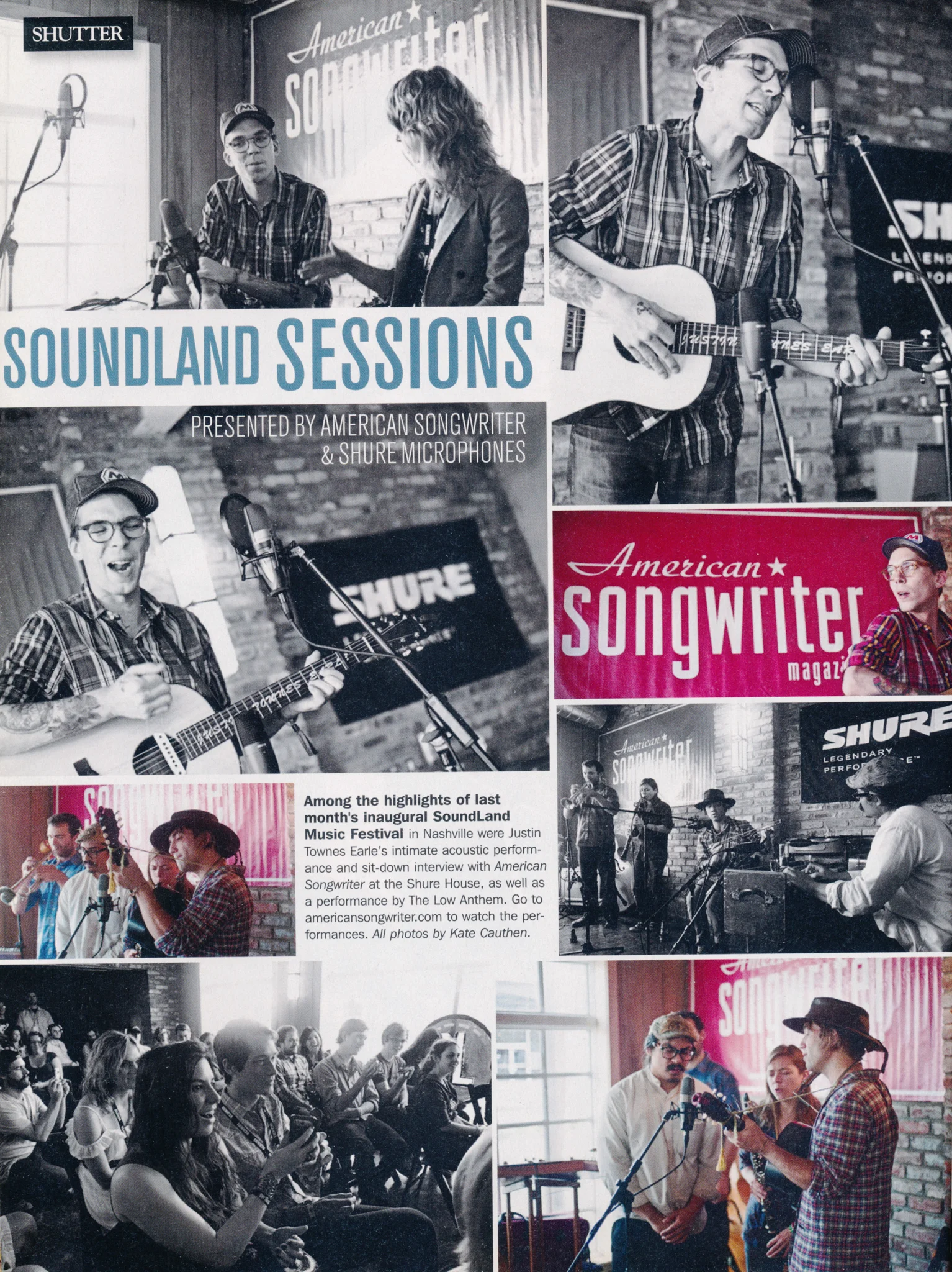American Songwriter Magazine, October 2011