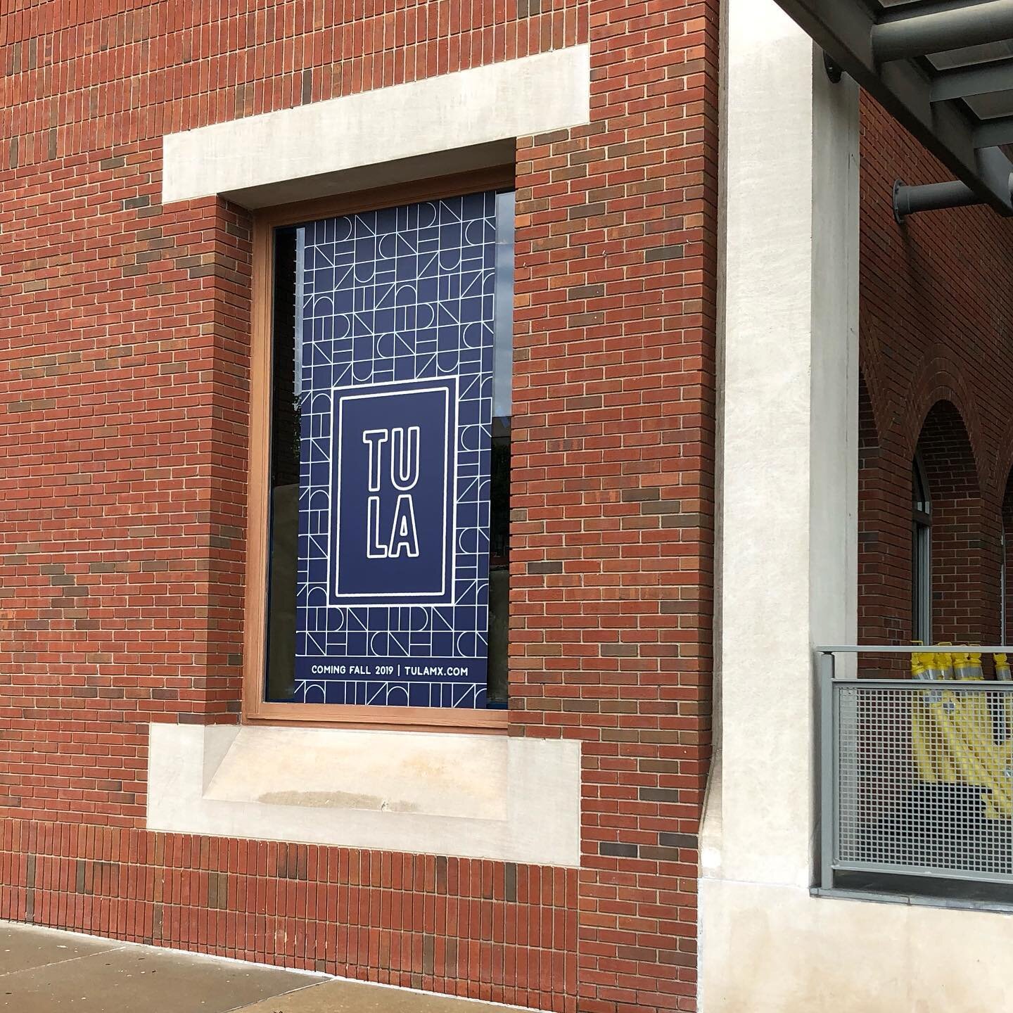 Excited about the soon to open @tulamx_ at One East Center on the Fayetteville square. #chooseamp #vinyl #signage #comingsoon #fayettevillear #restaurant