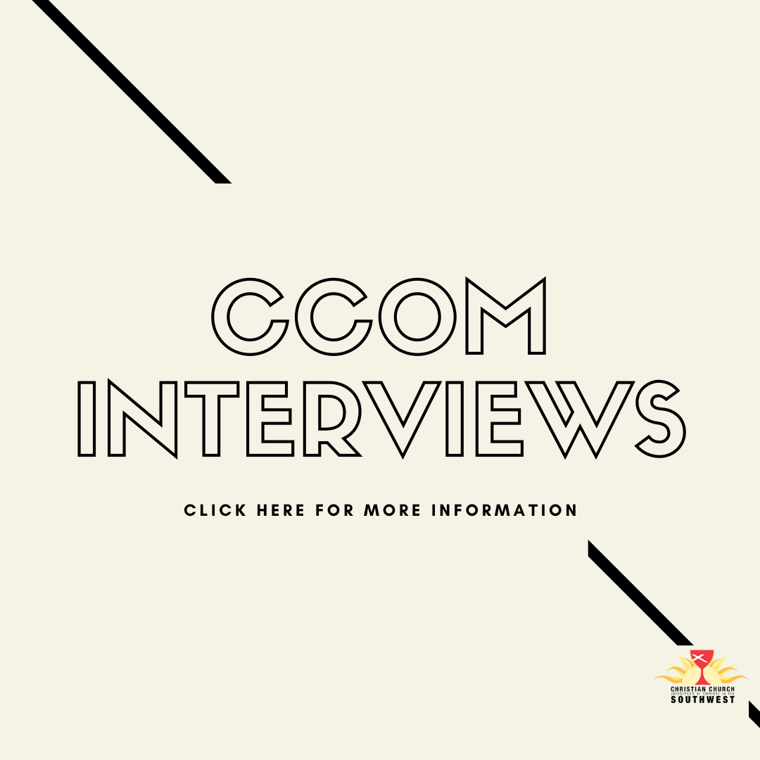 CCOM Interview - November 13th (In Person)