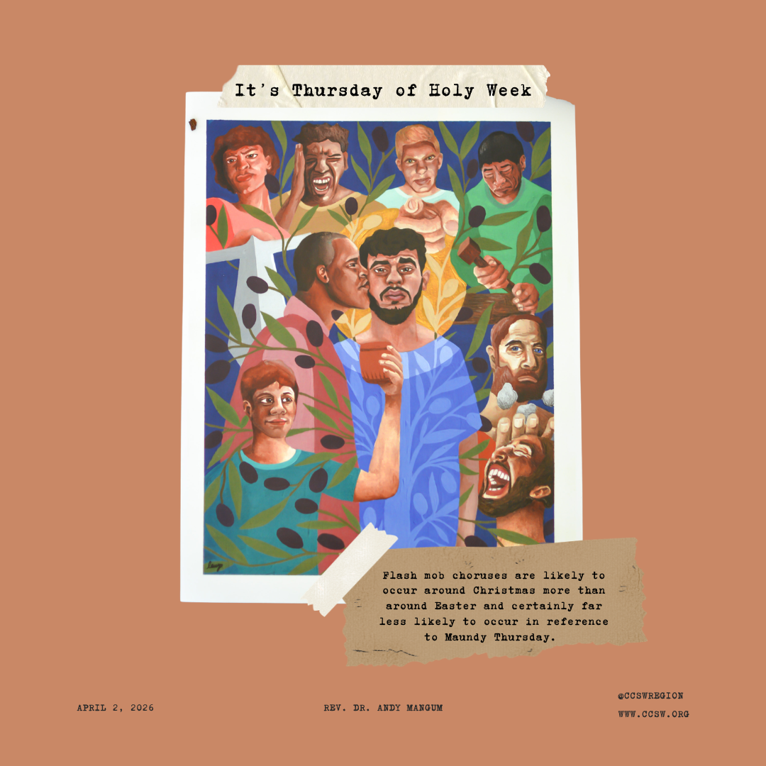 It’s Thursday of Holy Week