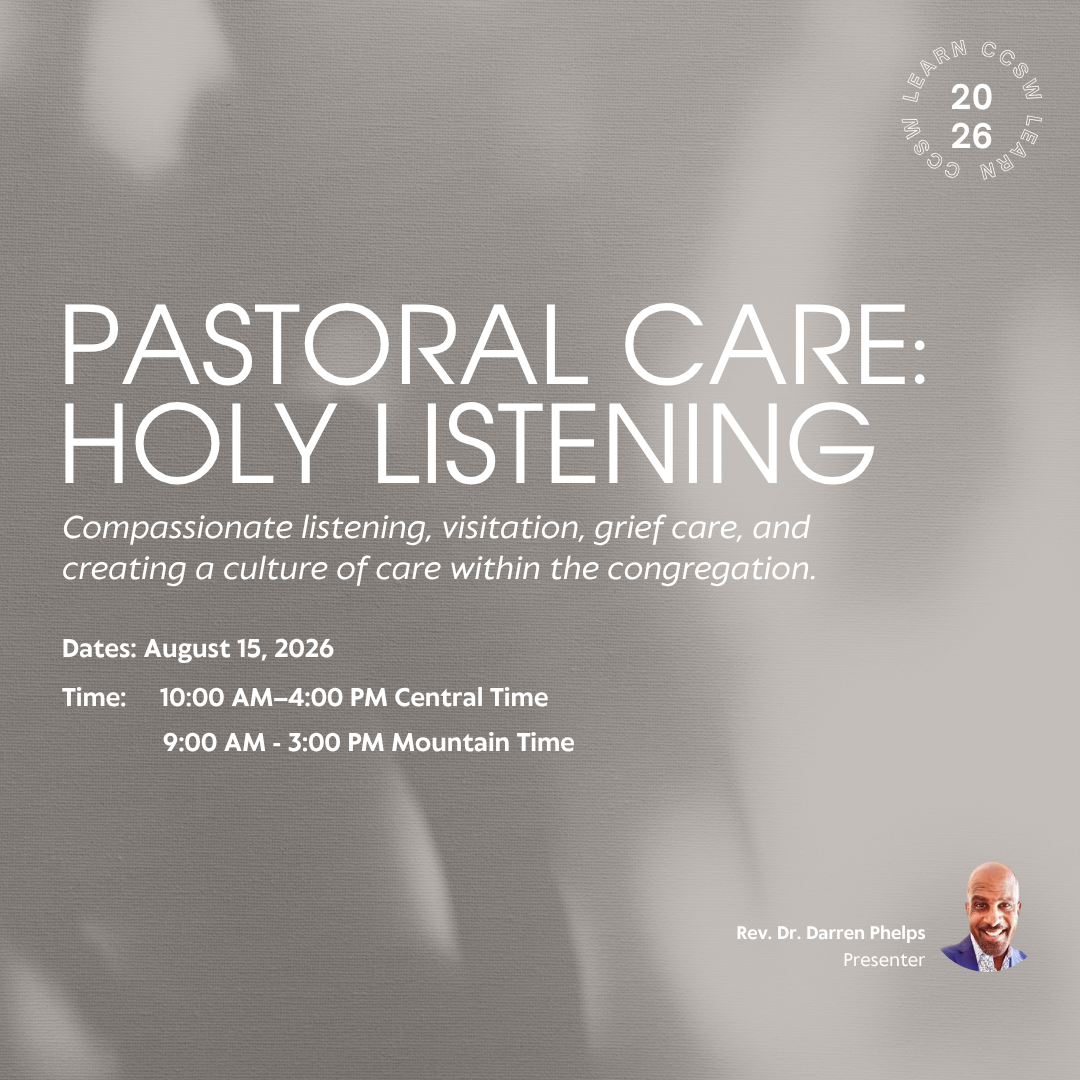 Pastoral Care: Holy Listening