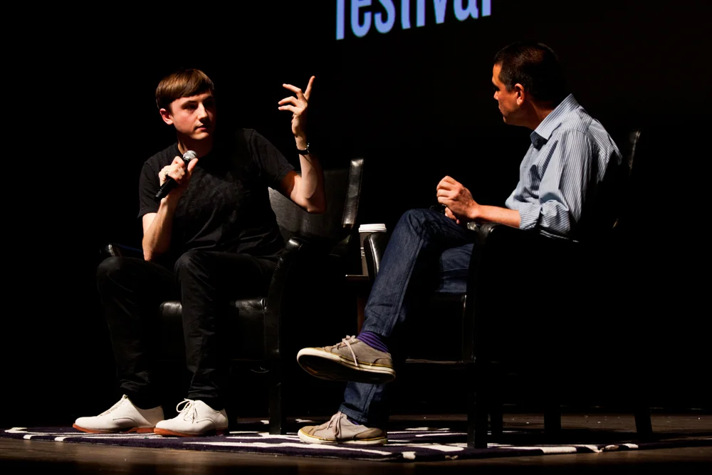 The event I was most sorry to miss this year was David OReilly Says Something , at which the animator showed selections from his work, and then…apparently said something. His stuff is super weird (check him out here ), and I would have loved to hear more about it. Photo by Stefan Jora.