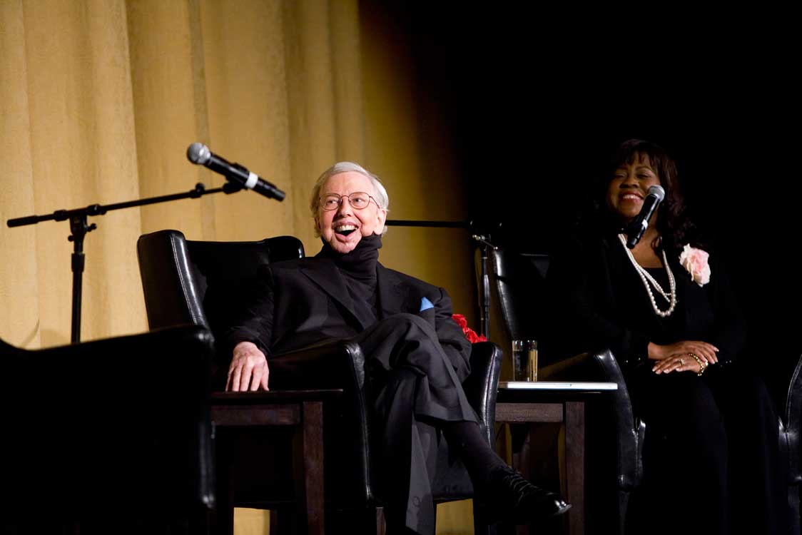 Roger and Chaz Ebert At The Castro Theatre For An Evening with Roger Ebert and Friends