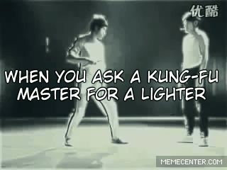 "When You Ask a Kung-fu Master for a lighter" by Joslyn Thoresen, SFFS Marketing Asociate