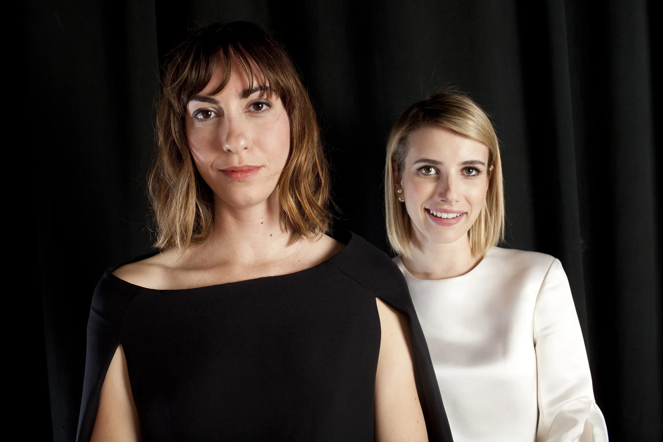 Director Gia Coppola and Emma Roberts