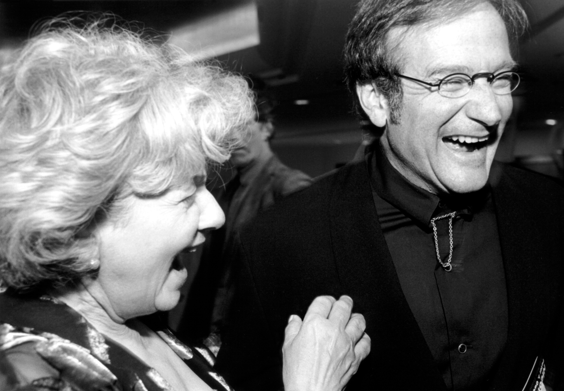 Jeannette Etheredge and Robin Williams