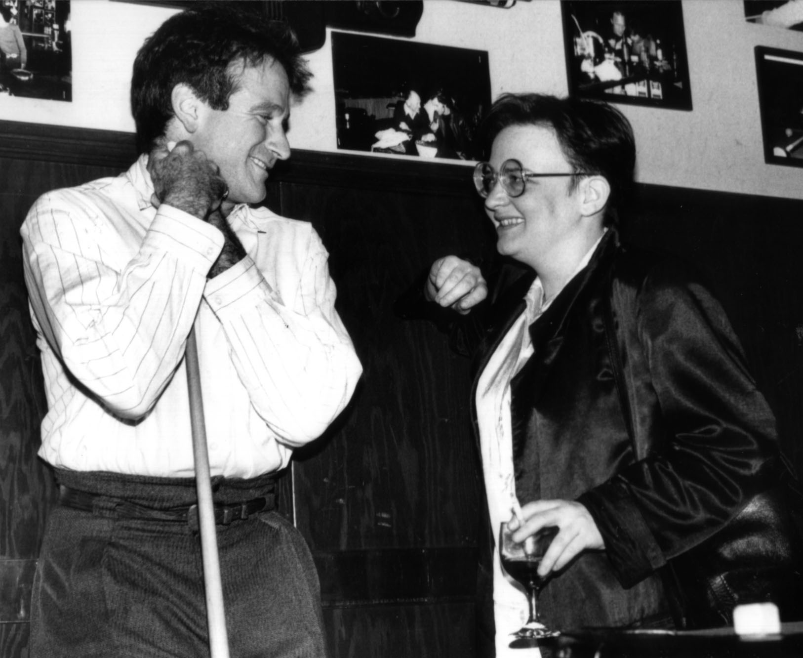 Robin Williams and director Agnieszka Holland (Angry Harvest)