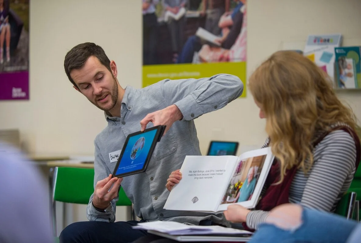 Tangible Memories Launch at Barnstaple Library