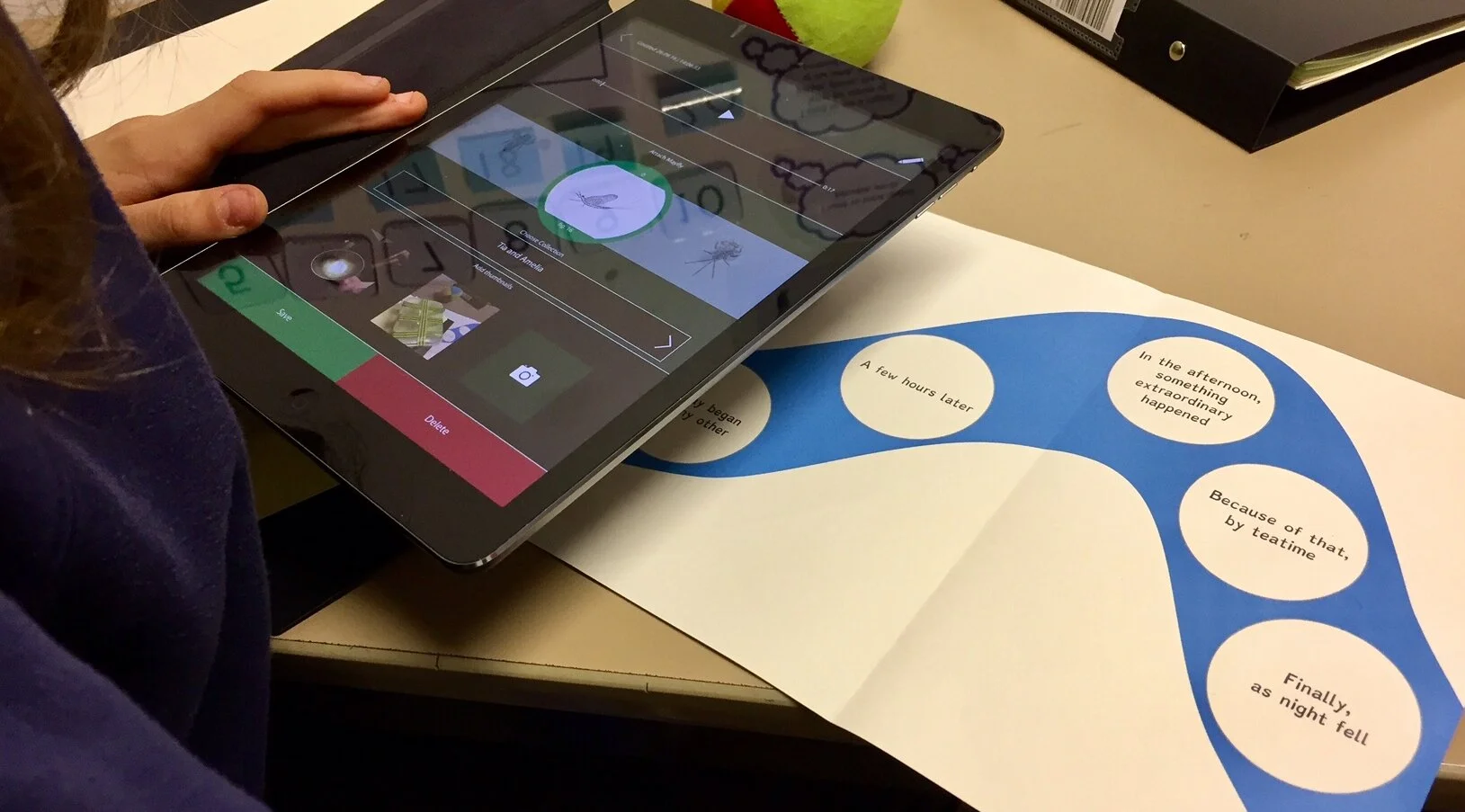 Creating activity books for children with dyslexia