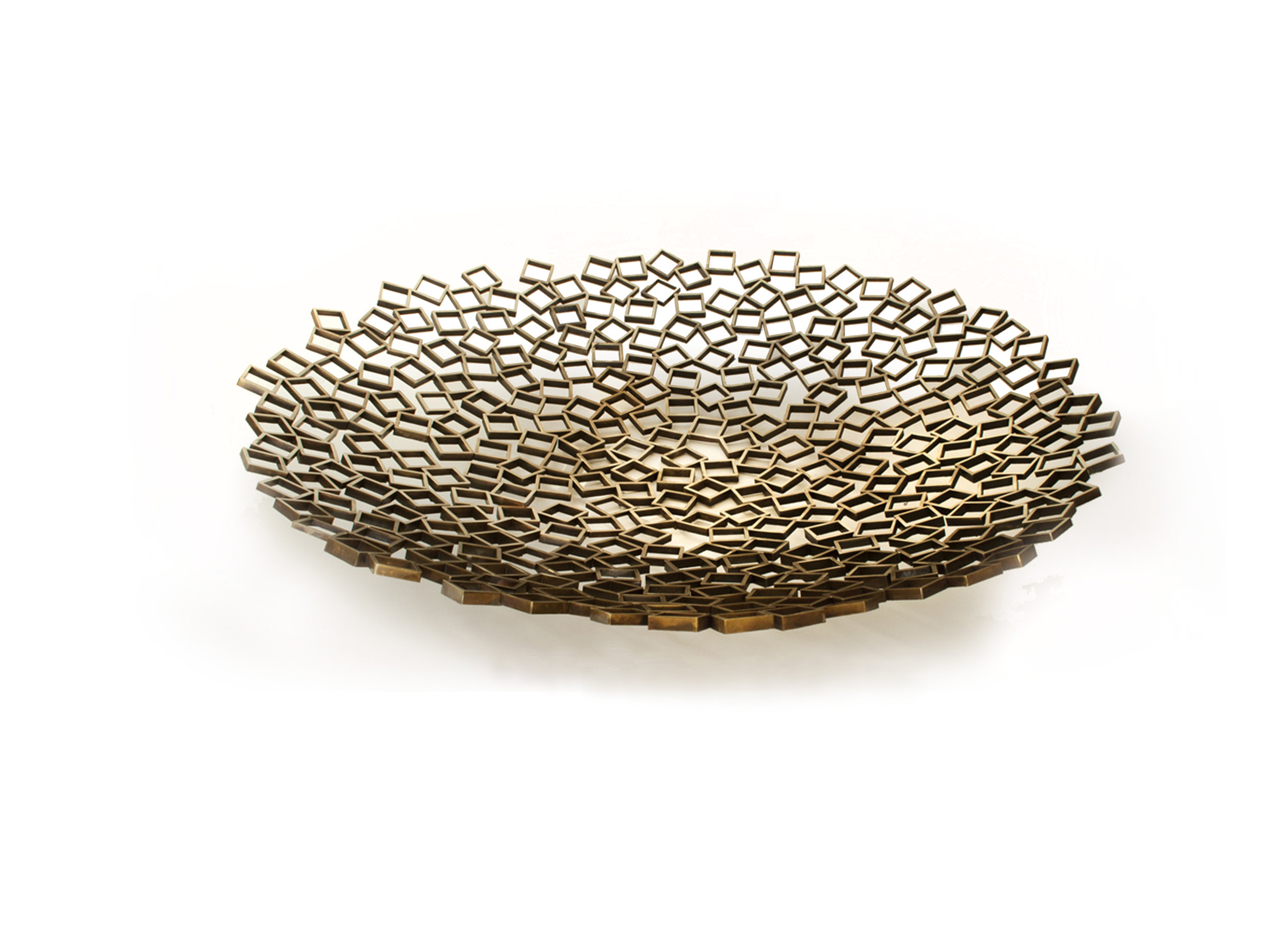 Calico Platter - Bronze, 25"