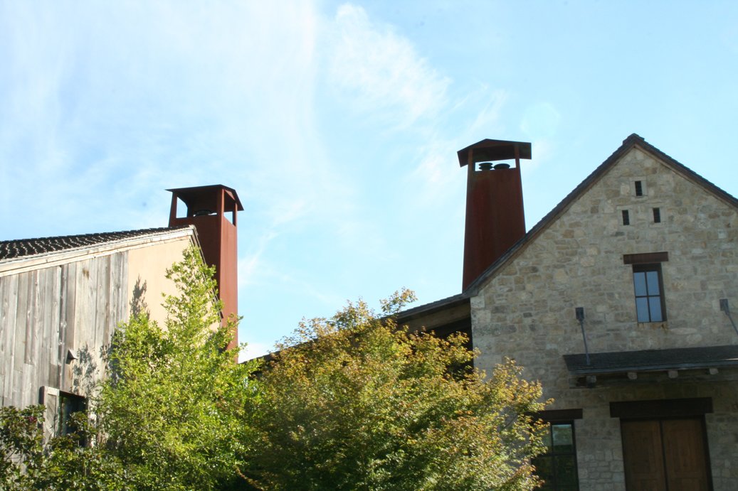 A Residential Hearth In Cor-Ten Steel