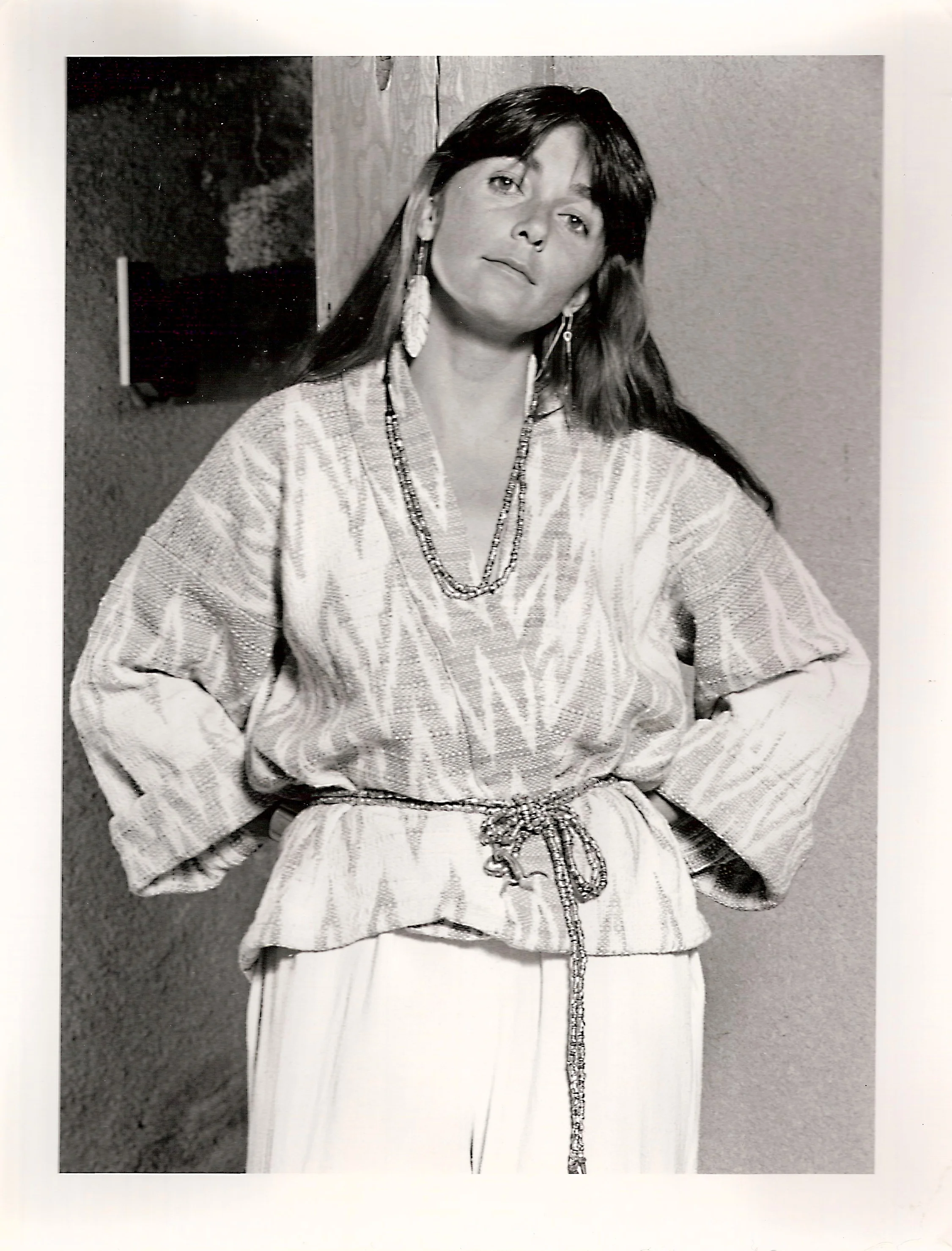 JB in Painted Warp Tunic