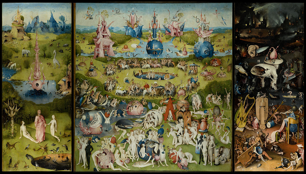The Garden of Earthly Delights by Hieronymus Bosch, 1500