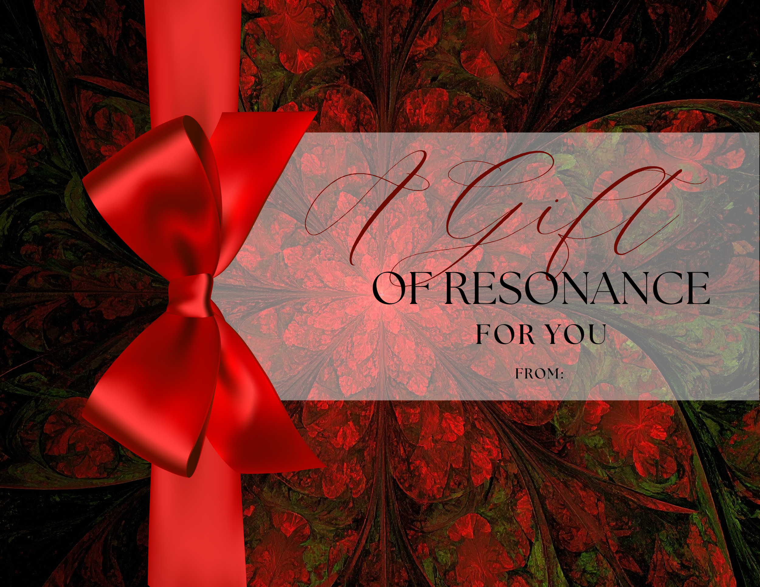 A Gift of Resonance
