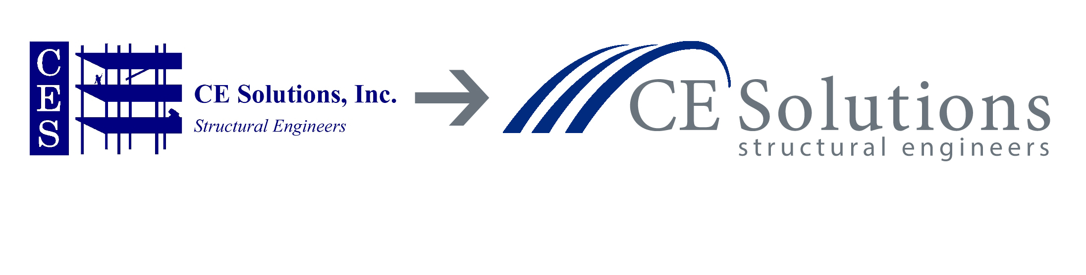 Our old logo and new logo!