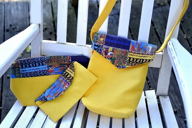 Sacred Colorer cargo bag, zip clutches & eyeglass case