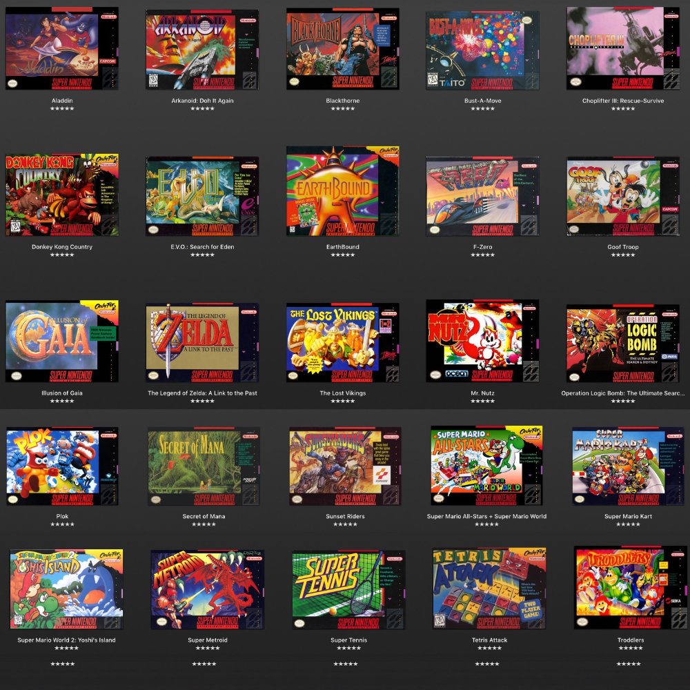 My Top 25 Super Nintendo (SNES) Games That Are Still Fun Playing All These  Years Later — High Five For…