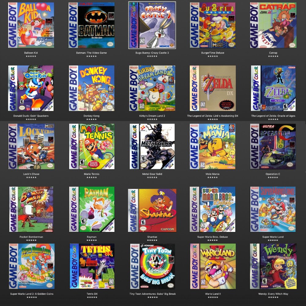 My Top 25 Game Boy / GameBoy Color Games That Are Still Fun Playing All