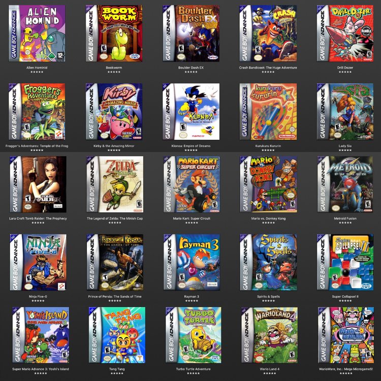 My Top 25 Gameboy Advance Games That Are Still Fun Playing All Years — Five For…
