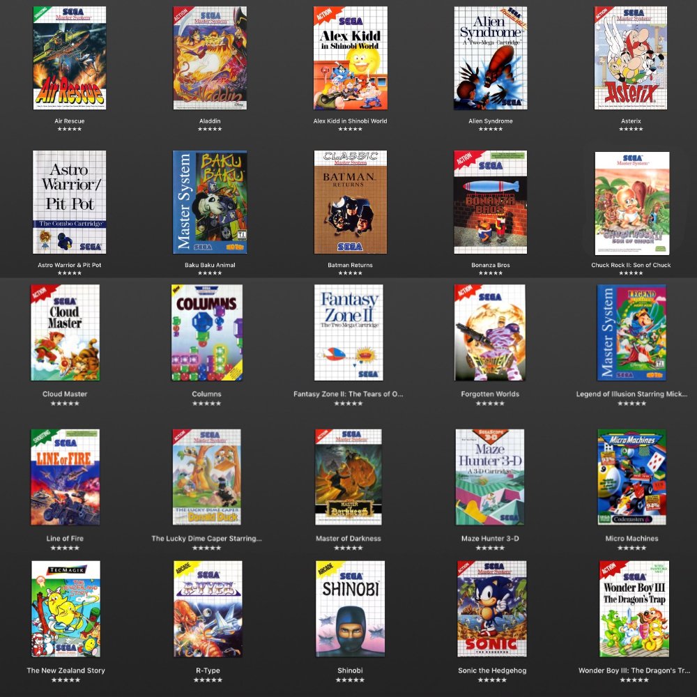 My Top 25 Sega Master System Games That Are Still Fun Playing All These  Years Later — High Five For…