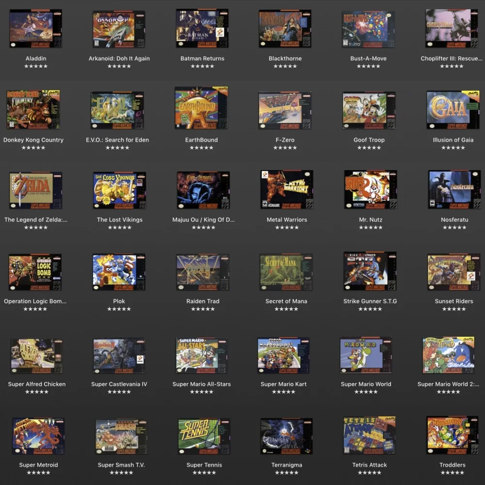 My Top 36 Super Nintendo (SNES) Games That Are Still Fun Playing All These  Years Later — High Five For…