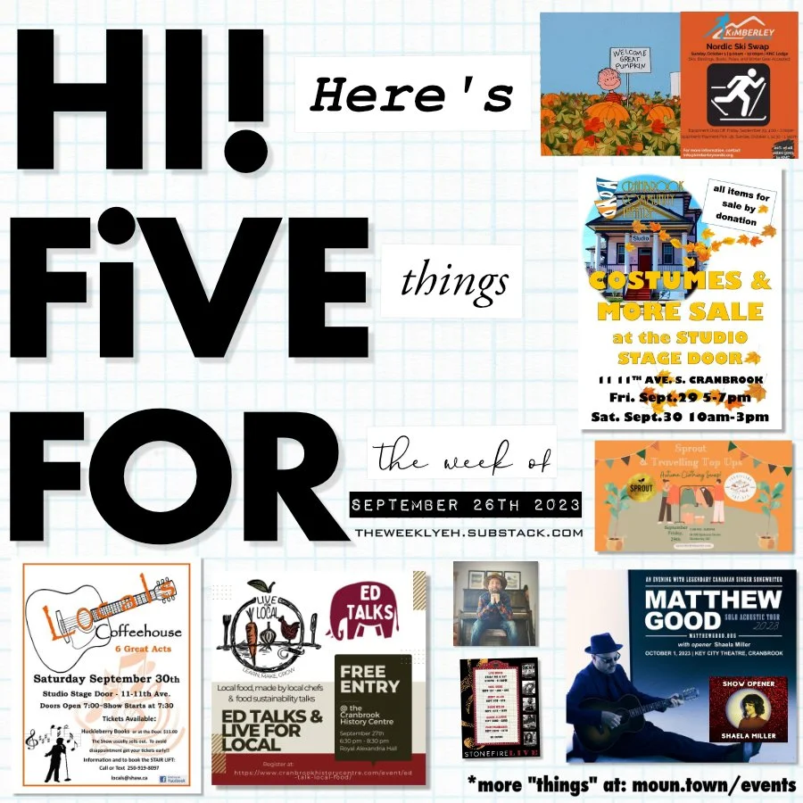 Some Locals' Interests // September 26th, 2023